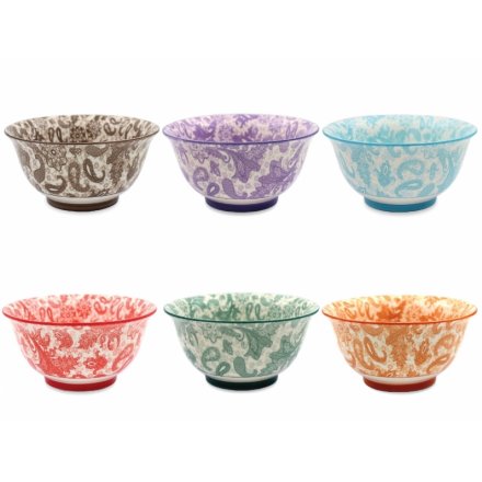 Oriental Bowls - set of 6