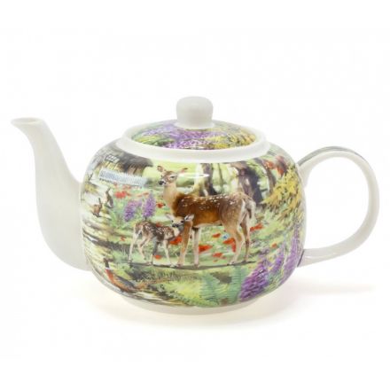 Decorative Woodland Teapot 