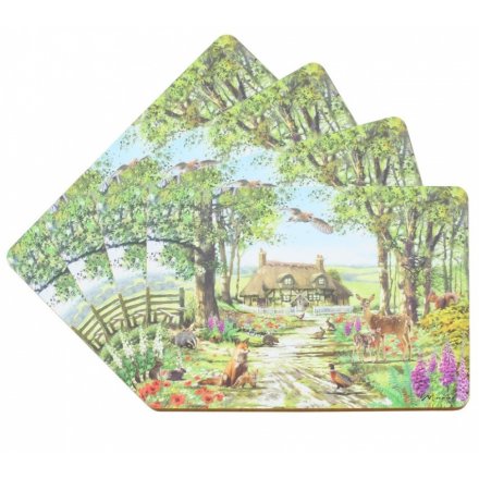 All Creatures Placemats 4 Set