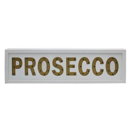 Prosecco LED Light Up Sign 27cm