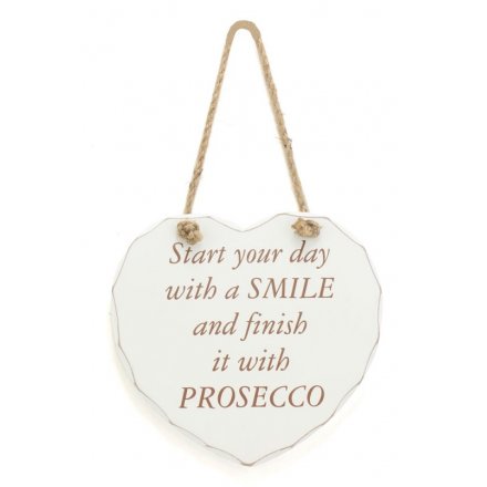 Smile With Prosecco Plaque
