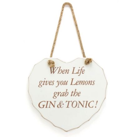 Grab The Gin & Tonic Plaque
