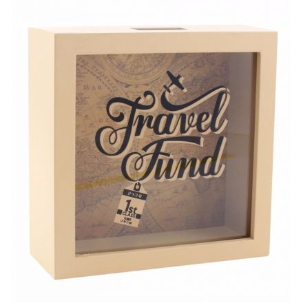 Travel Fund Money Bank Box 