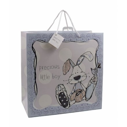 Large Little Miracles Gift Bag, Blue