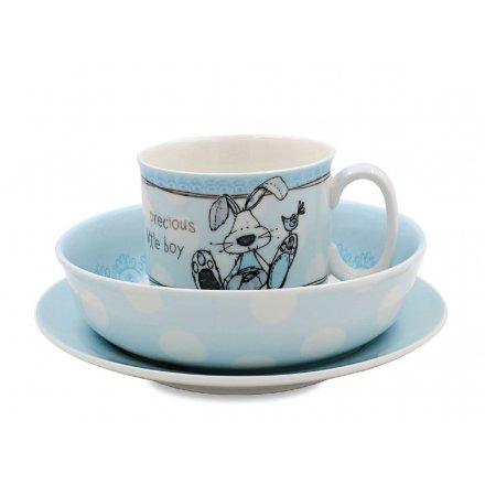 Little Miracles Blue Bowl Gift Set
