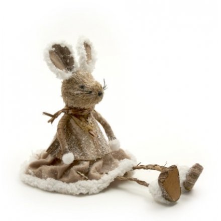 Sitting Winter Mouse Decoration