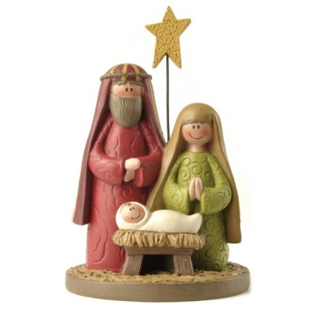 Resin Nativity Family