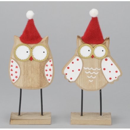 Christmas Owl Ornament, 2a