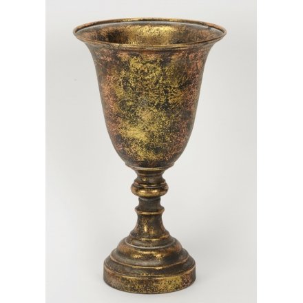 Antique Gold Urn, 35cm