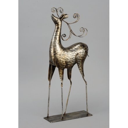 Elegant Gold Reindeer 58cm 33619 Christmas Ornaments