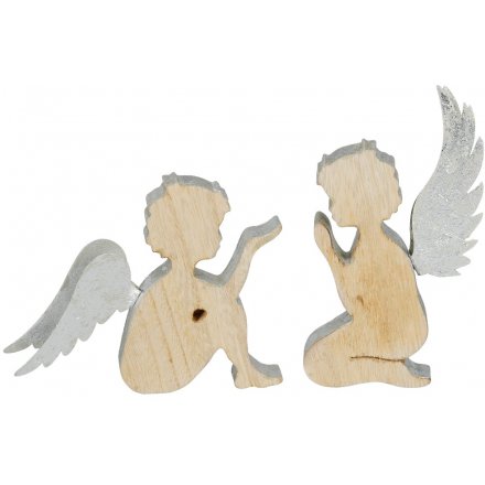 Silver Wooden Angel, 2a