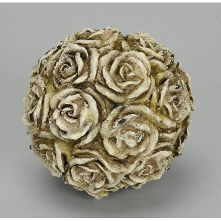 Stone Rose Ornament 8cm