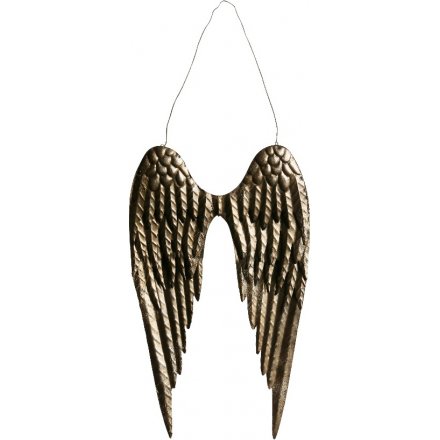 Bronze Angel Wings, 22.5cm