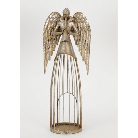 Angel With Trumpet T-Light 53cm