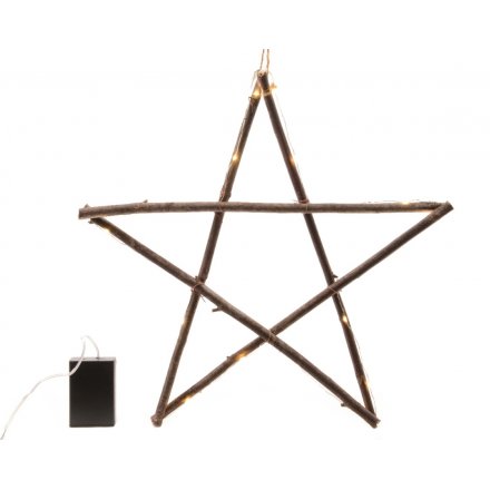 LED Branch Star Decoration, Medium
