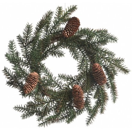 Simple Pinecone Wreath Large 40cm