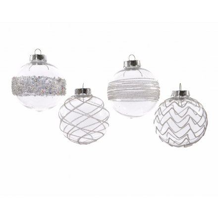 Frosted Shatterproof Baubles