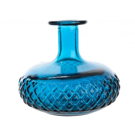 Recycled Glass Rounded Vase
