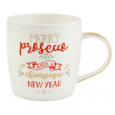 Merry Prosecco Christmas Mug