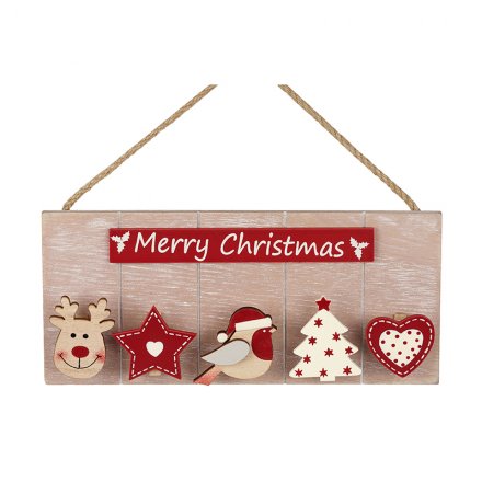 Merry Christmas Wooden Memo Board
