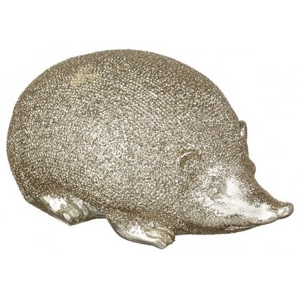 Gold Resin Hedgehog 