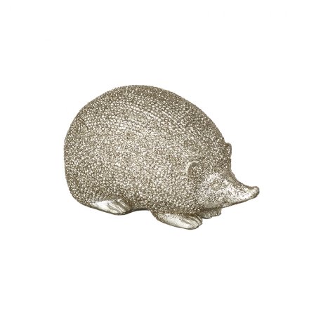 Gold Resin Mini Hedgehog 7.5cm
