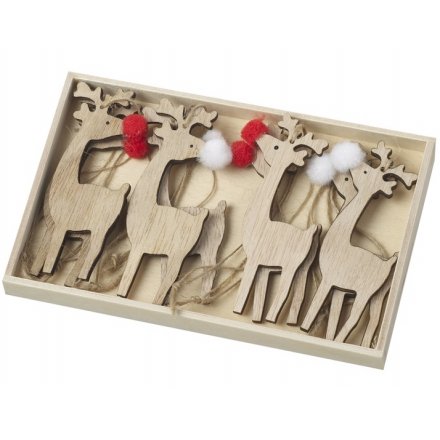 Hanging Pack Of Reindeer 