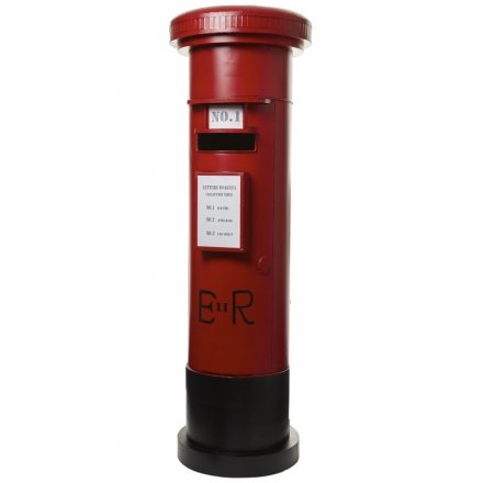 Red Post Box XL 123cm
