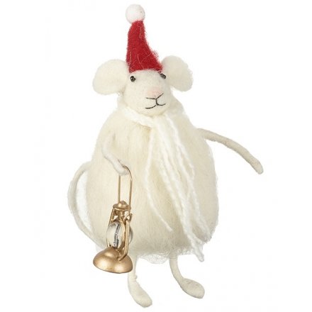 Christmas Mouse With Lantern