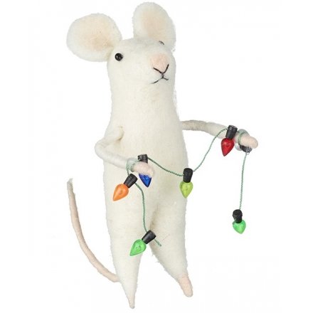 Mouse With Christmas Lights