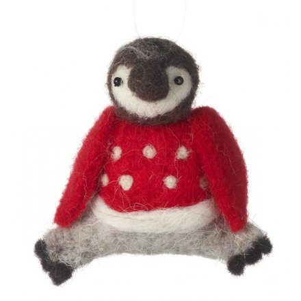 Hanging Penguin With Jumper