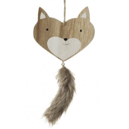 Hanging Fox With Furry Tail