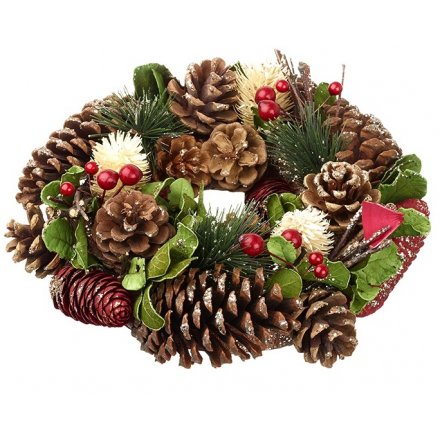 Small Pinecone Wreath/Table Decoration