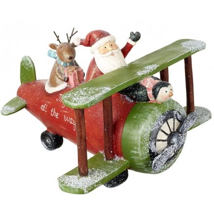 Santa and Friends Plane