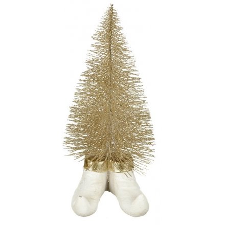 Gold Tree With Feet 15cm