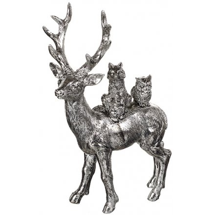 Polyresin Reindeer and Friends 22cm