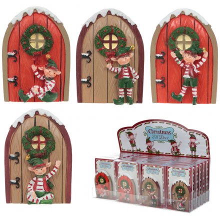 A mix of 2 miniature elf doors with a letter to Santa. A must have this season!