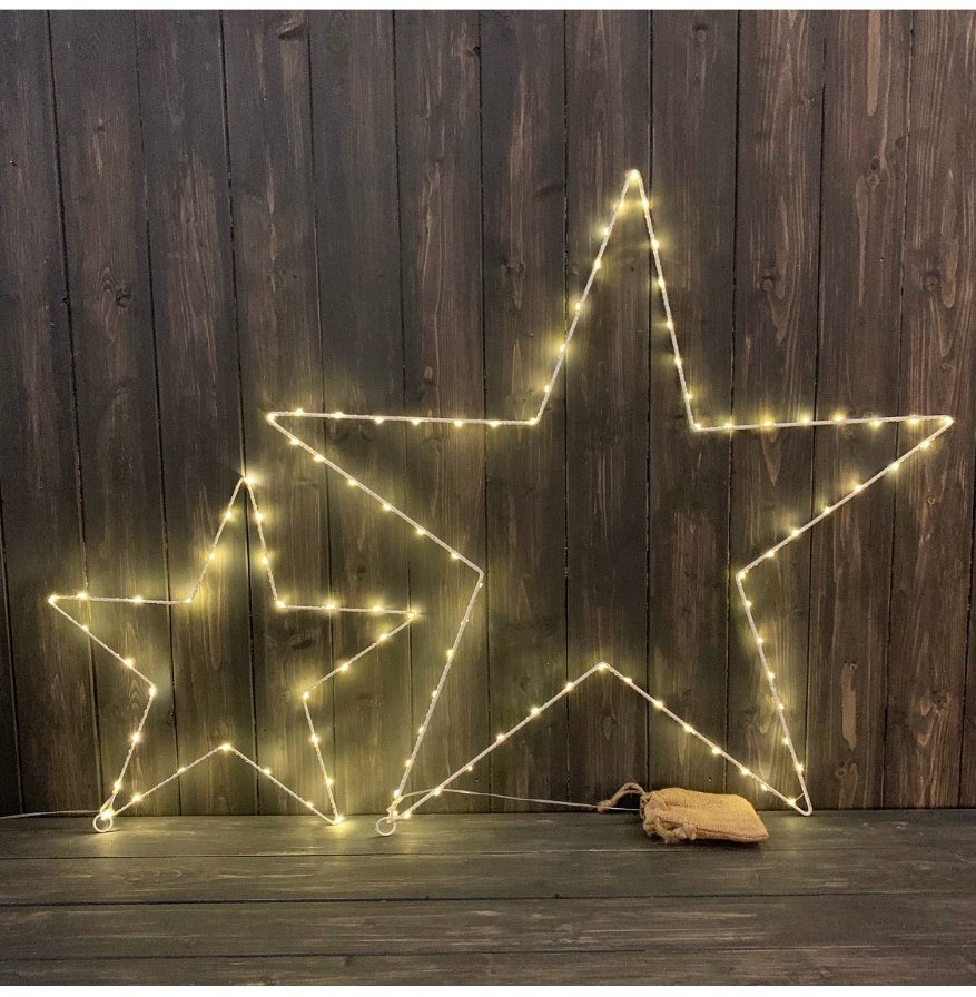 Light Up Hanging Star, Extra Large Christmas Decorations / Light Up