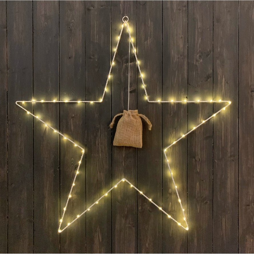 Hanging Star Led Light Up 34503 Christmas Display And Light Up