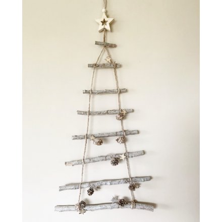  This quirky alternative styled christmas tree is perfect for any home with not a lot of space! 