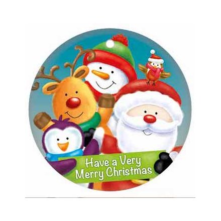 Have a Very Merry Christmas Round Metal Sign