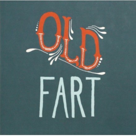 This card has a vintage feel combined with a fantastic typeface design and a simple yet humorous greetings message.