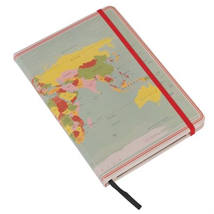 World Map Notebook