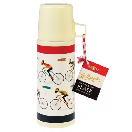 This stylish Le Bicycle design lunch flask is perfect for those long cycling journeys!