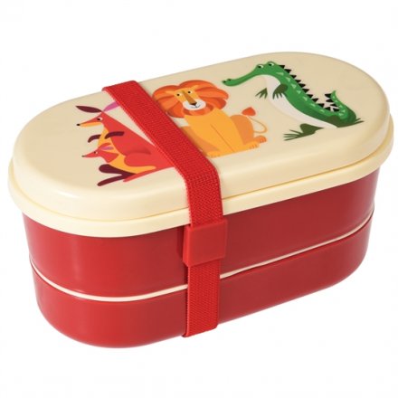 This Colourful Creatures Bento Box is perfect for lunch on the go! A fun and friendly design.