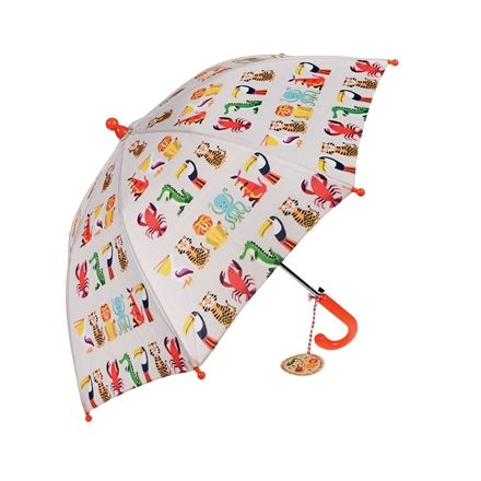 Keep your little ones dry with this fabulous and fun children's umbrella in the popular Colourful Creatures design.