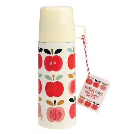A stylish Vintage Apple design flask making the perfect gift for those who are on the go!