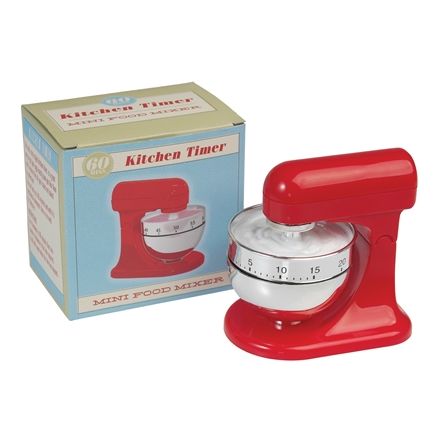 A fabulous vintage inspired red food mixer timer. The ideal way to make perfect eggs and bakes!