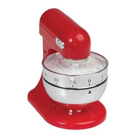 Cooking Timer - Choice Of Design (Red Food Mixer)