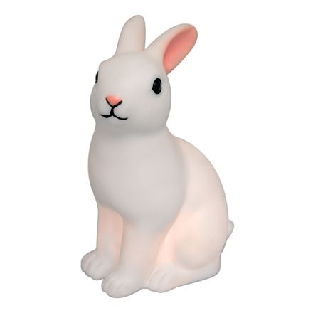 Sleep well with this rabbit shaped LED night light with on/off switch. Perfect for little ones.